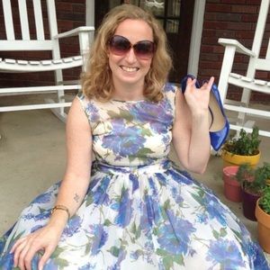 Gorgeous true vintage 1960 chiffon party dress